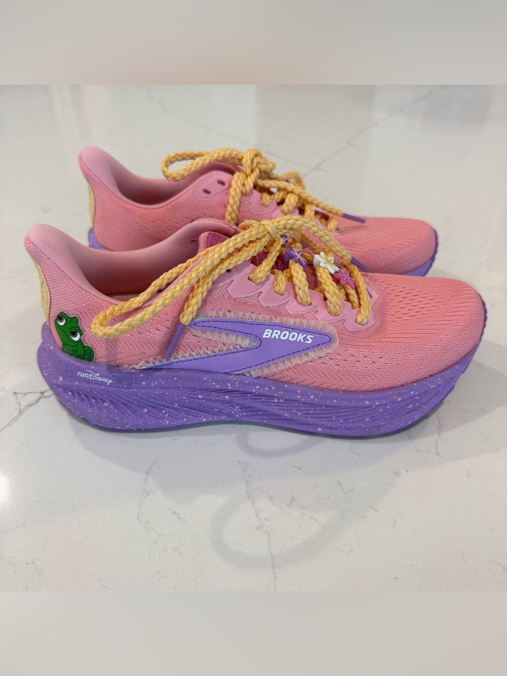 2026 Run Disney x Brooks Ghost 17 Rapunzel Sneakers Size 6